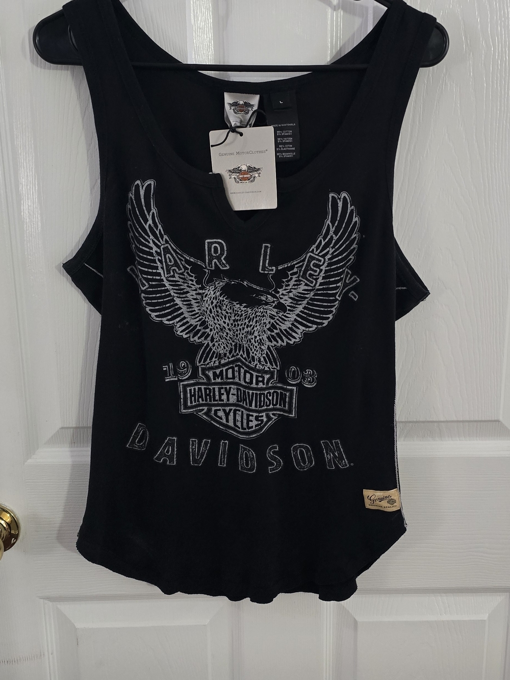Harley-Davidson Black Women's Eagle Graphic Tank